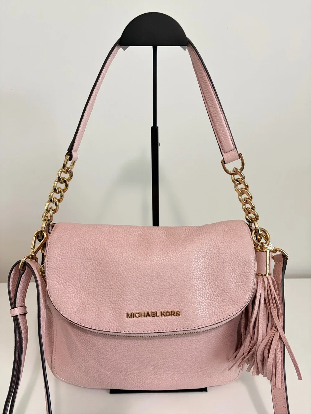 Michael Kors Bedford Medium Convertible Shoulder Bag with Tassel